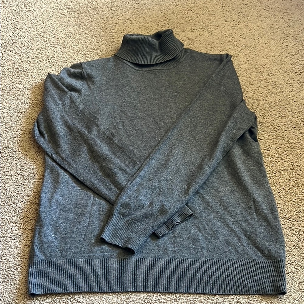 Women’s  Gray Turtleneck Sweater